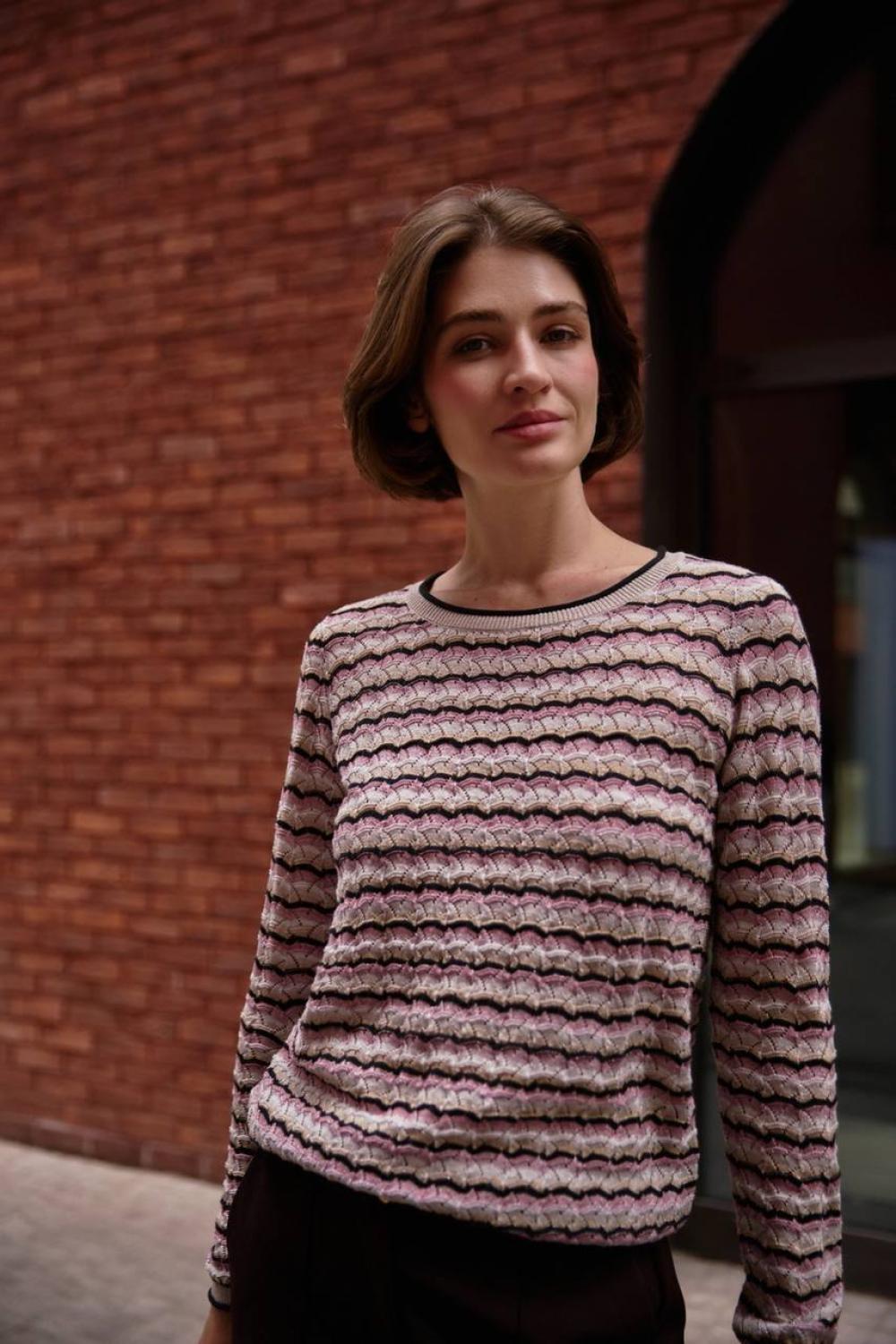 Women's pink and beige jacket