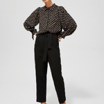 Blouse black with peas Moodo Z-KO-3615