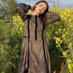 Сукня-вишиванка жіноча Чорна мальва SVARGA