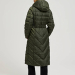 An olive  jacket