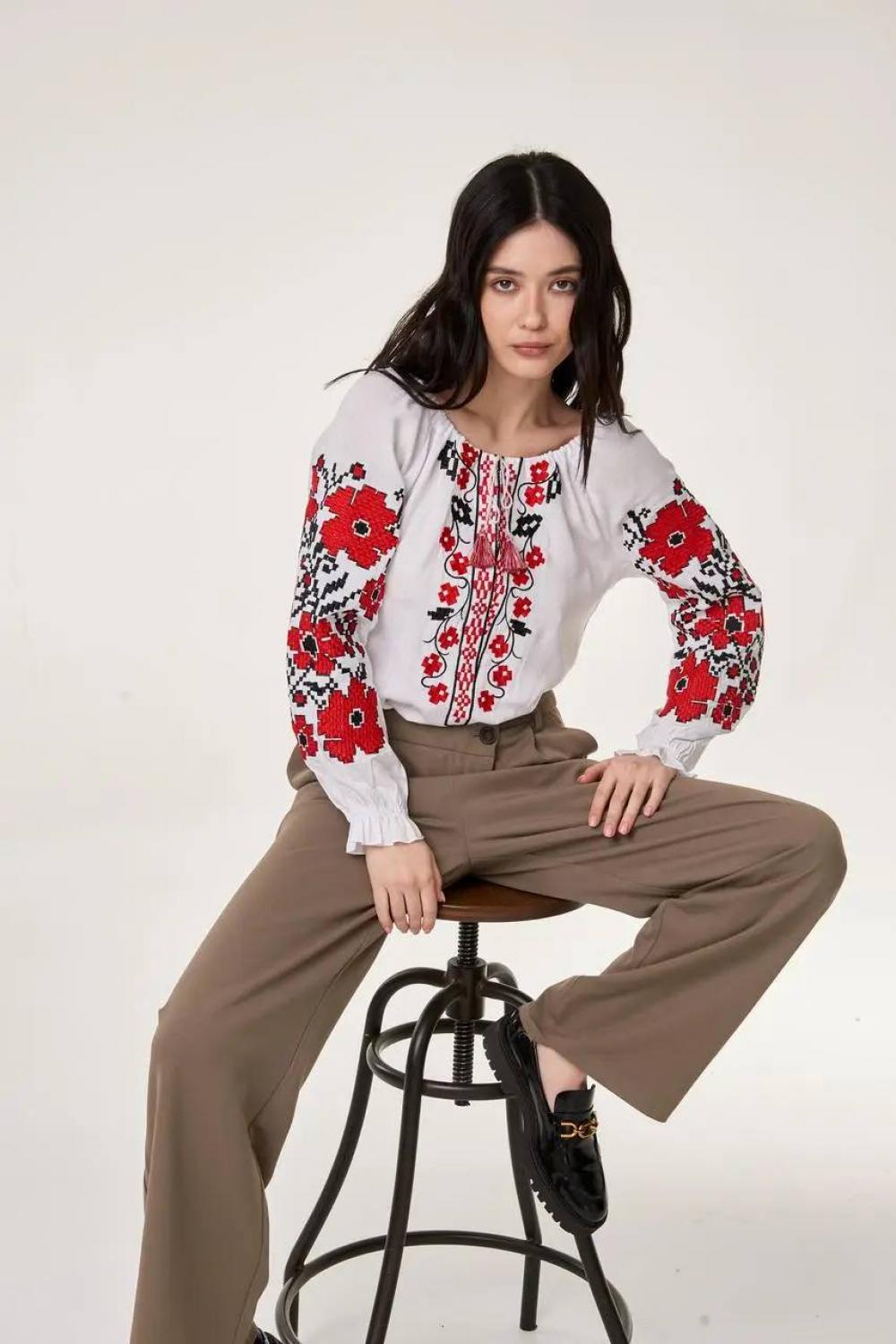 Vyshyvanka women's white Spring dreams