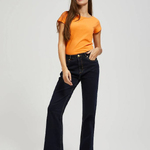 Flared jeans dark blue