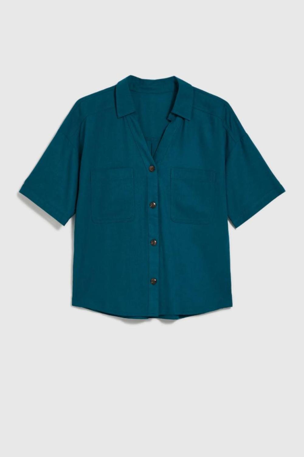 Green blouse