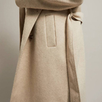 A beige coat