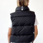 Short black vest