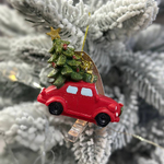 New Year's pendant/ Car with Christmas tree