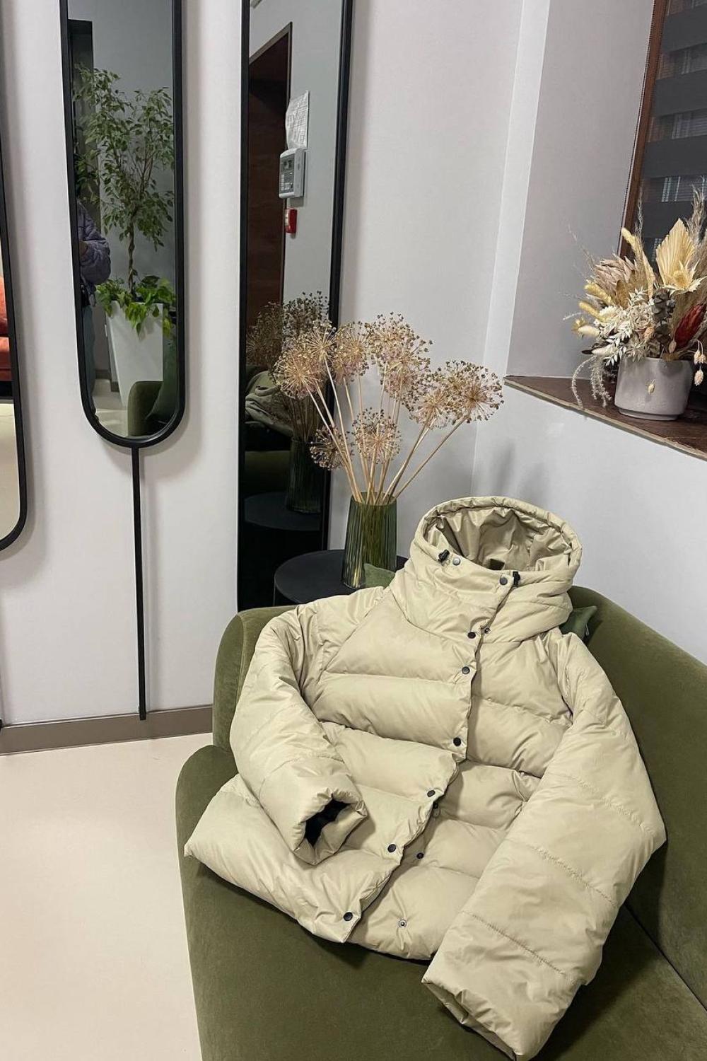 Olive short jacket