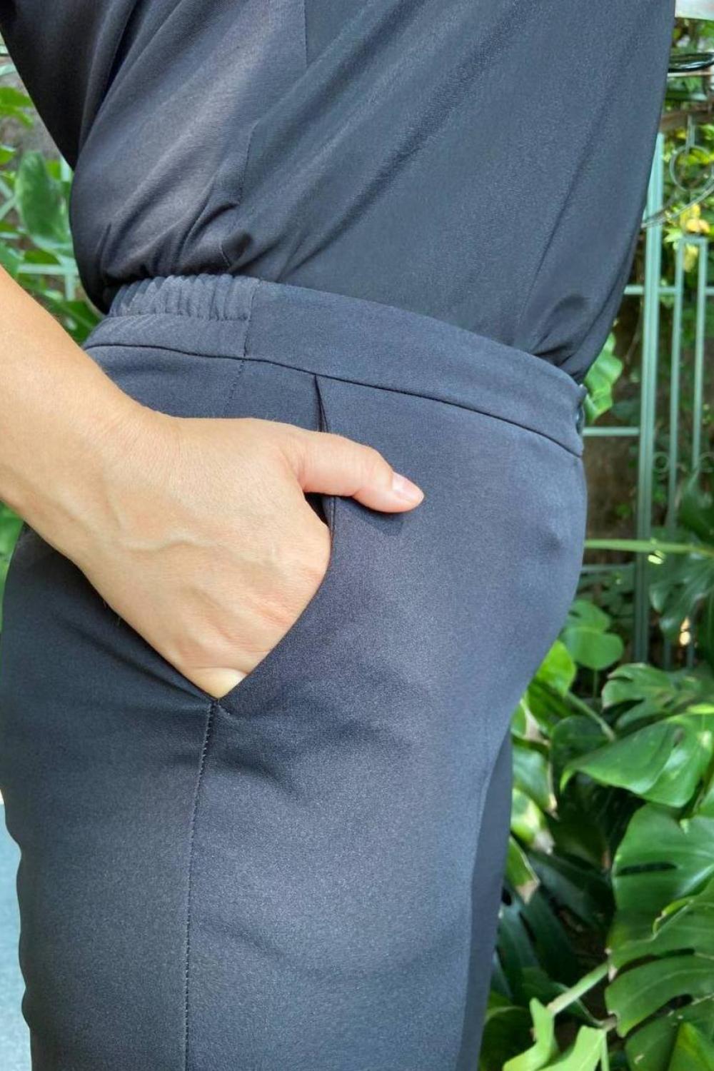 Pants classic black KV-3932-08 Petro Soroka