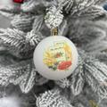 A patriotic New Year's ball with a towels. 25 см