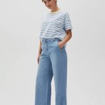 Blue mom relax jeans