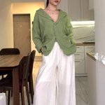 Штани молочні палаццо з тенселу mihos_ecru_pants