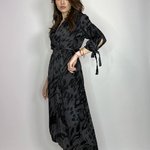 Van Girls 004 Graphite Midi Dress