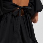 Black dress with an open back Moodo L-SU-4017