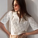 Top polo openwork 2468 BELLISE