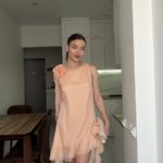 Сукня кортка персикова святкова peach_dress