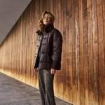 Chocolate women's winter jacket