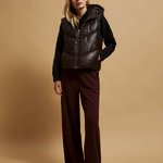 Women's warm eco-leather vest Z-KA-4205 MOODO