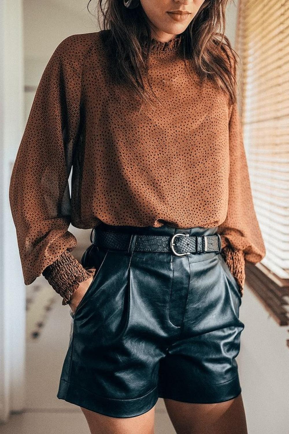 Блуза 20AH607 Yuka Paris marron