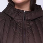 Spring jacket in choko color in large sizes