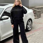 Black fleece tracksuit