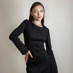 Чорна міні-сукня Azuri 6400
