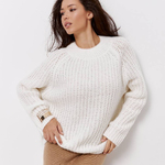 Women's warm blue jumper 2543 BELLISE