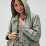 Spring olive raincoat