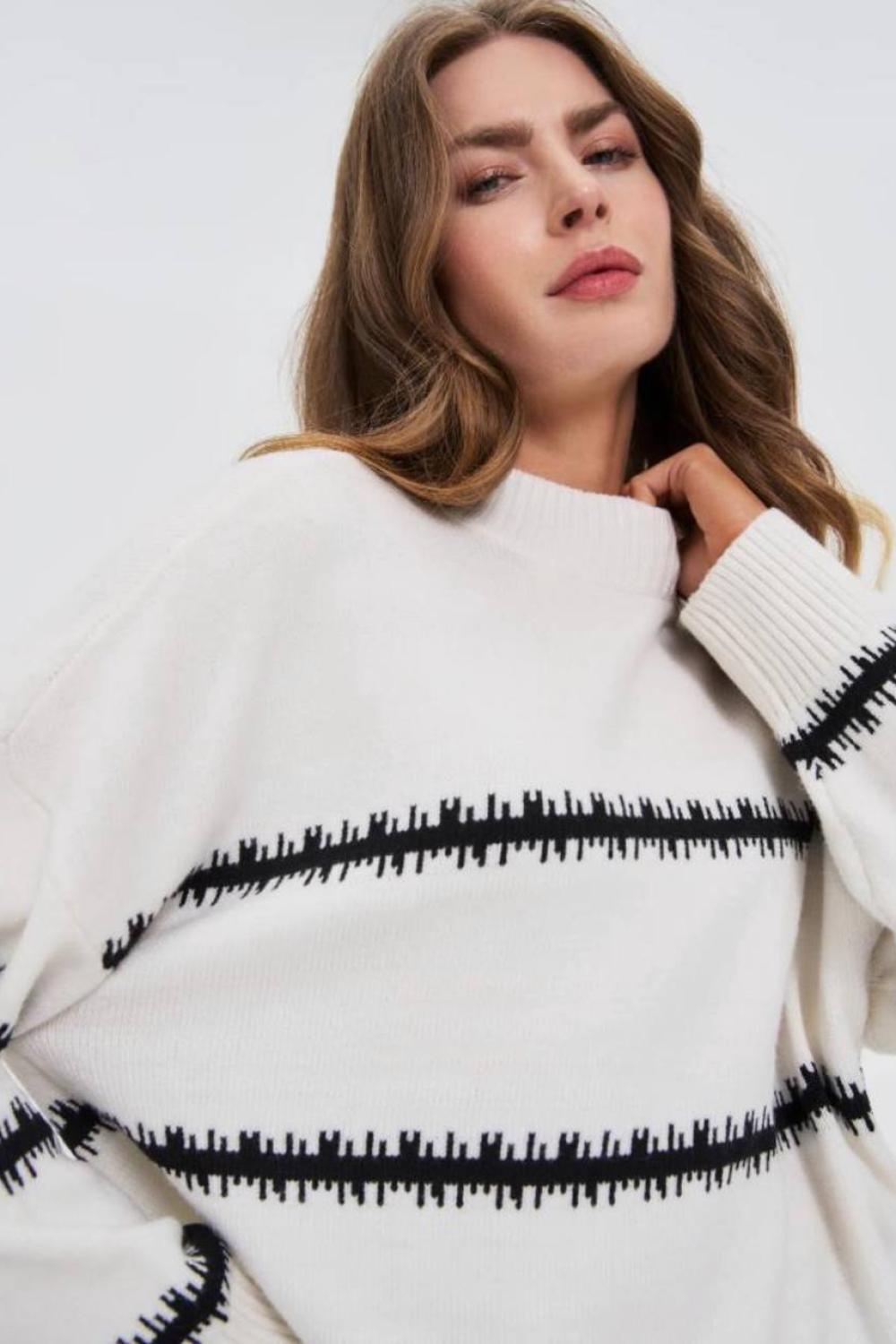 Women's white sweater