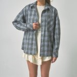 Beige plaid shirt