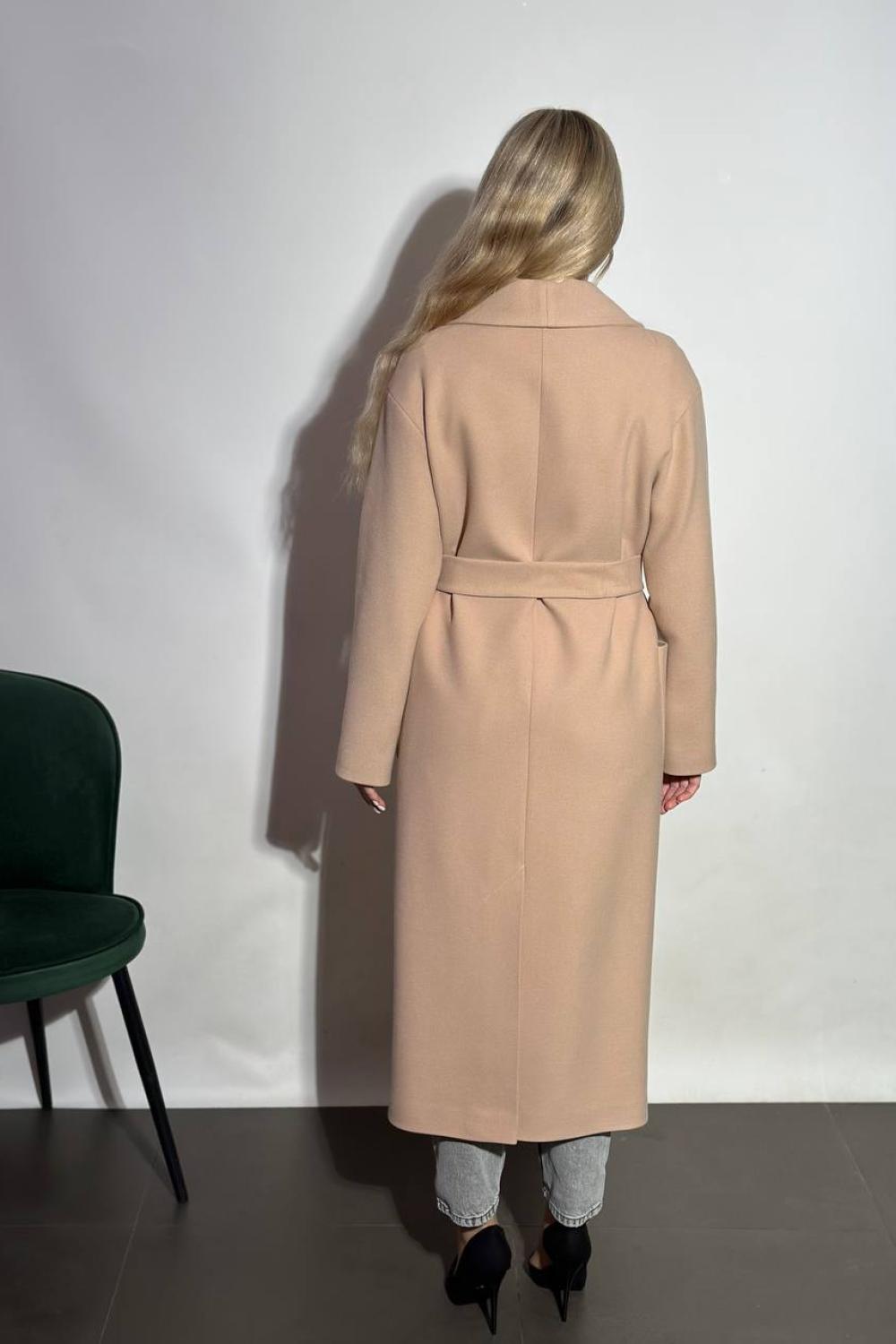 Beige coat for women