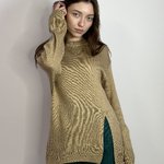 Jumper with camel cut STIMMA
