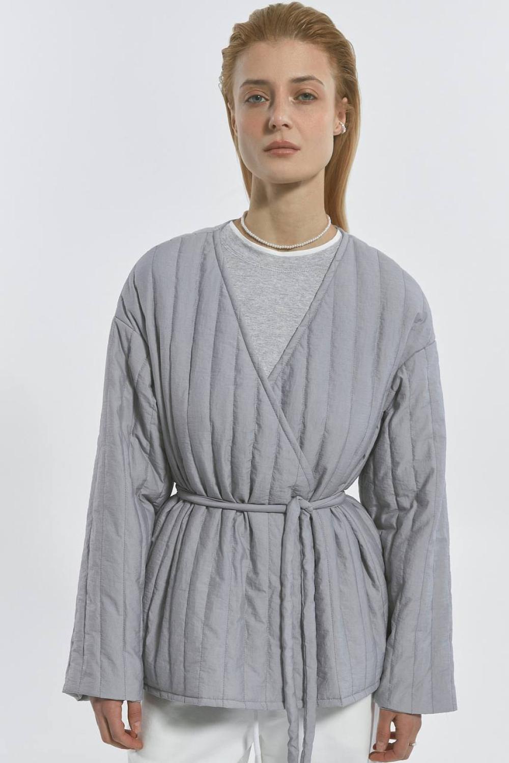 Spring gray-blue jacket