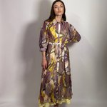Printed shirt dress 07008 MAXA