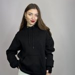Худі чорне SK3004 Dias на флісі