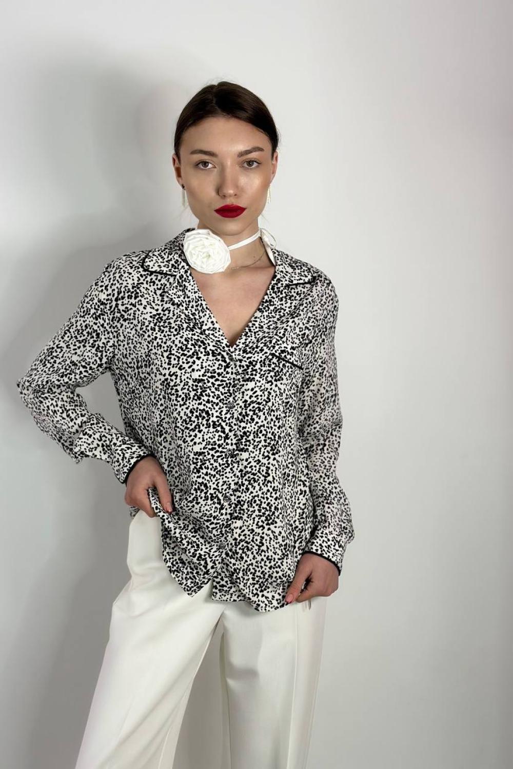 Блуза жіноча принтована французької торгової марки YUKA PARIS.