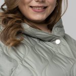 Курка демісезон оливкова Великих розмірів