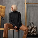 Jumper with slits black 2442 BELLISE