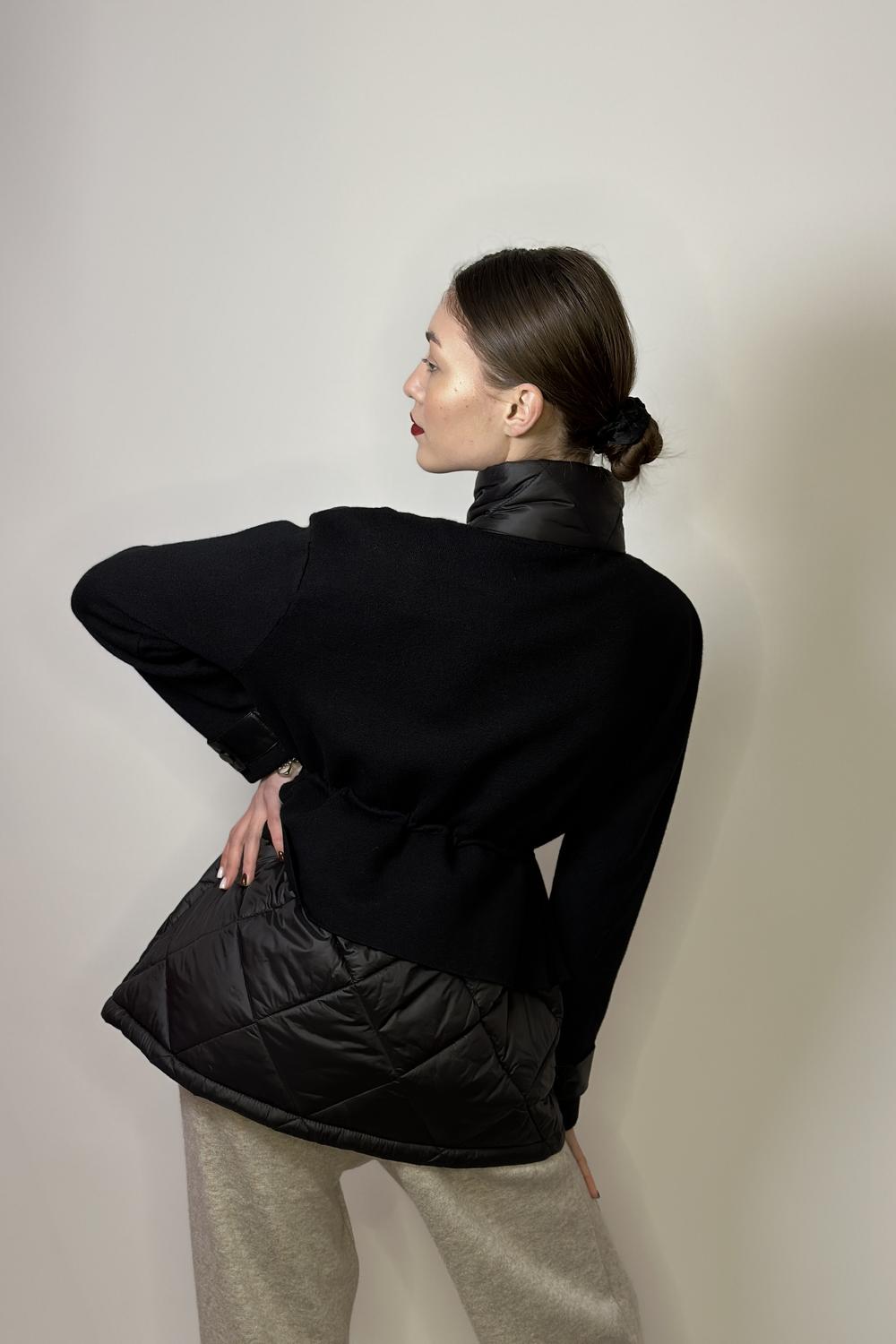 Куртка жіноча весняна чорна FW22-514 Marina V