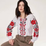 Vyshyvanka women's white Spring dreams