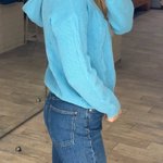 Светр блакитний з капюшоном FW22-301-K-Realiz