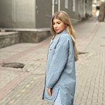 Куртка сорочка блакитна