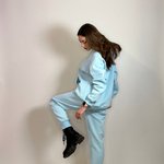 Suit women's warm on fleece blue JK3005 DIAS