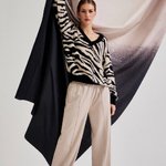 Sweater with fluffy floral pattern and stand-up collar Z-SW-4852-grey-L-realiz
