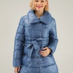 Women's jacket-transformer blue with length adjustment 76-9860 UNISONO