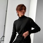 Jumper-golf women's elongated black 2706 BELLISE