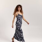 Printed combination dress