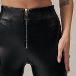 Leggings made of stretch leather