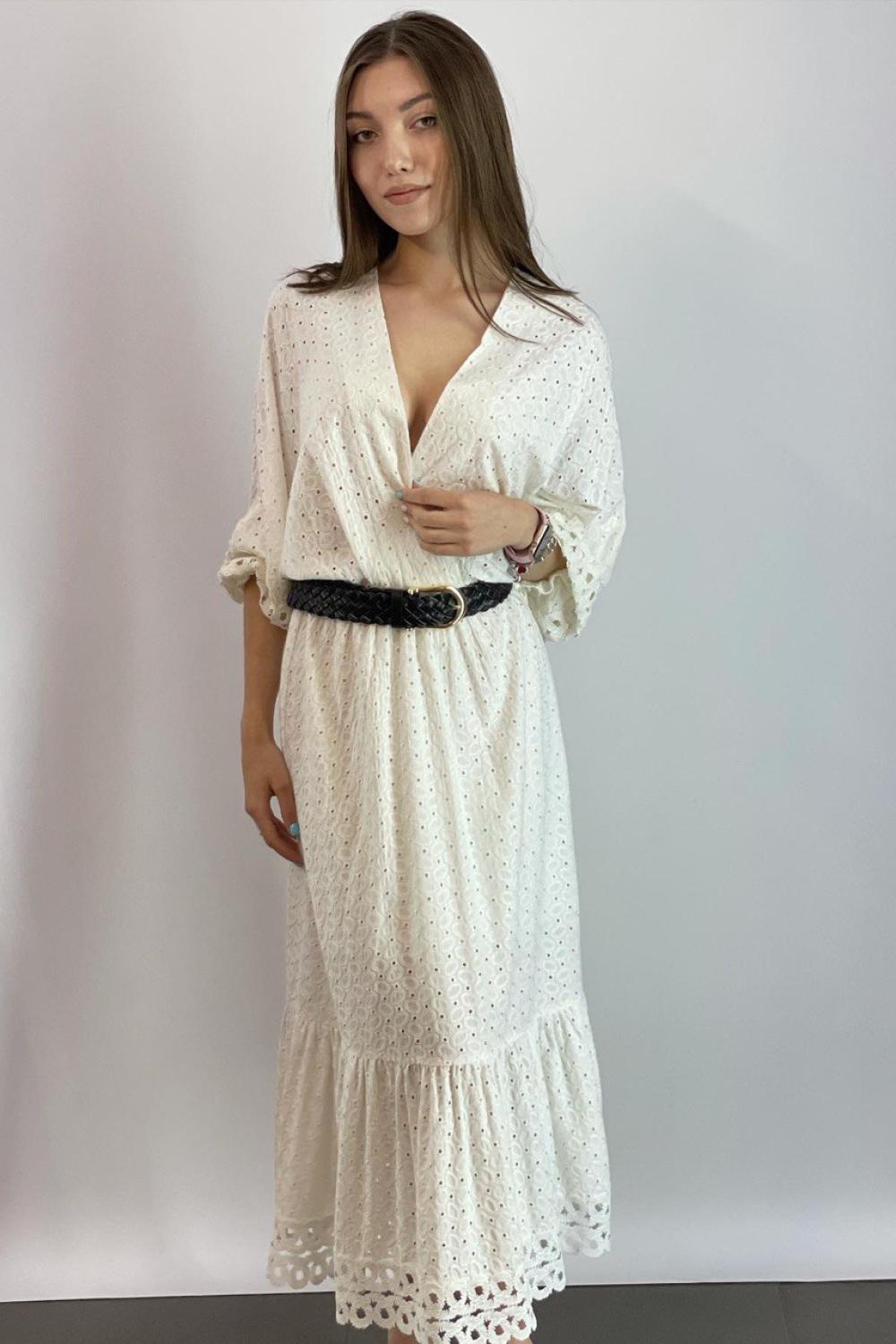 Milk dress in a romantic style FR779725 Briefly