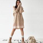 Dress made of warm woolen fabric Rudes Stimma
