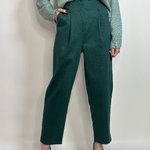 Pants cotton emerald Almae 21AH044